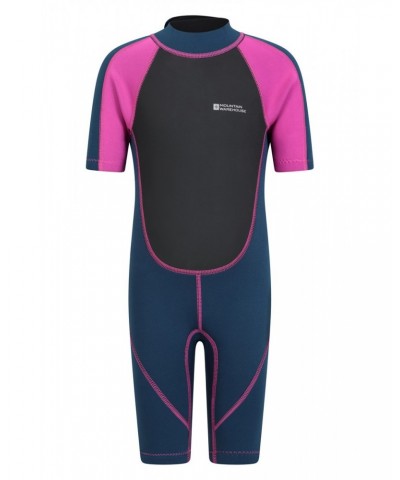 Kids Shorty 2.5/2mm Wetsuit Pink $24.07 Swimwear