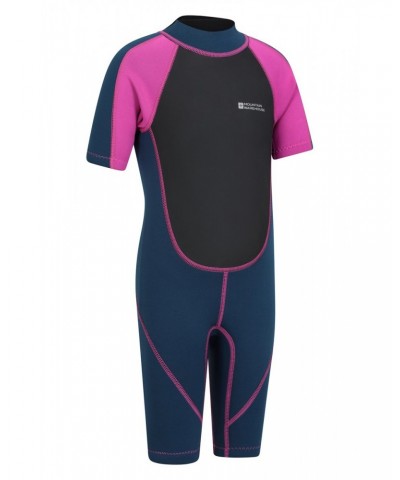 Kids Shorty 2.5/2mm Wetsuit Pink $24.07 Swimwear