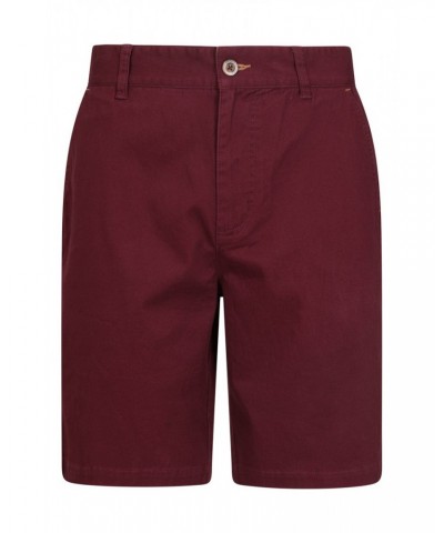 Woods Mens Organic Chino Shorts Burgundy $12.75 Pants