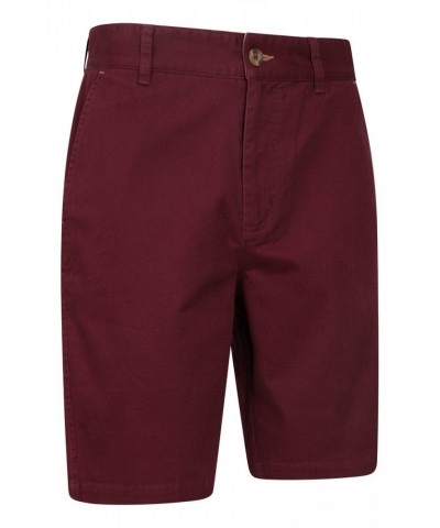 Woods Mens Organic Chino Shorts Burgundy $12.75 Pants