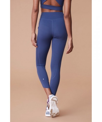 Velocity Womens Leggings Blue $14.35 Active