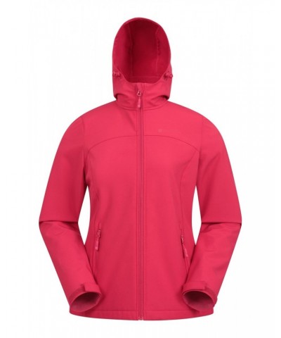 Exodus Womens Water Resistant Softshell Jacket Red $36.39 Jackets