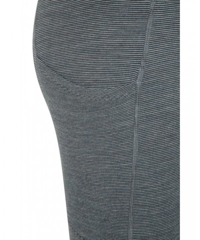 Breathe & Balance High-Waisted Womens Tights Grey $14.19 Active