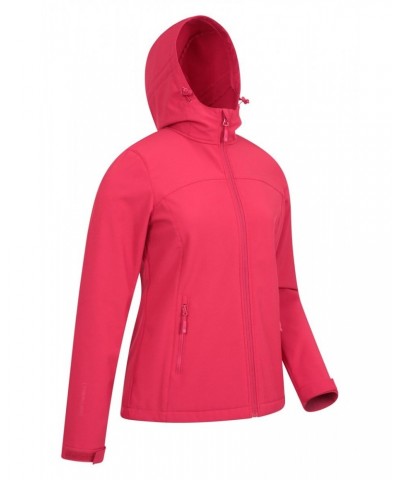 Exodus Womens Water Resistant Softshell Jacket Red $36.39 Jackets