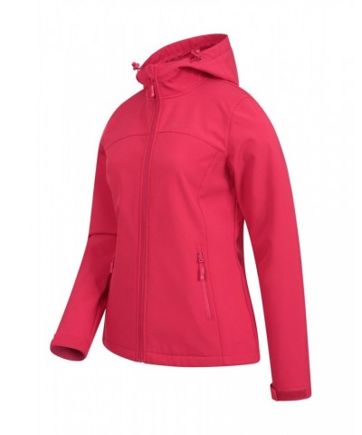 Exodus Womens Water Resistant Softshell Jacket Red $36.39 Jackets