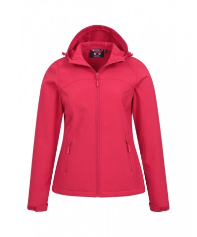 Exodus Womens Water Resistant Softshell Jacket Red $36.39 Jackets