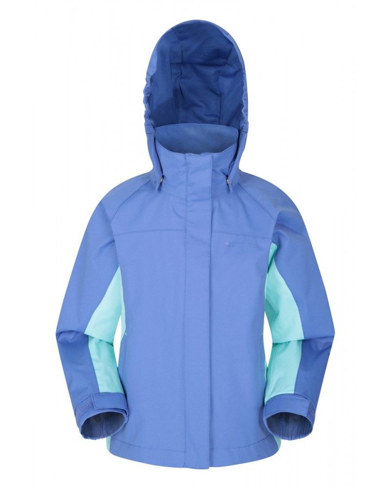 Shelly II Kids Waterproof Jacket Blue $18.45 Jackets