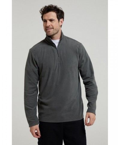 Camber II Mens Half-Zip Fleece Dark Grey $15.38 Fleece