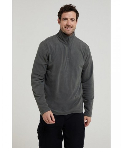 Camber II Mens Half-Zip Fleece Dark Grey $15.38 Fleece