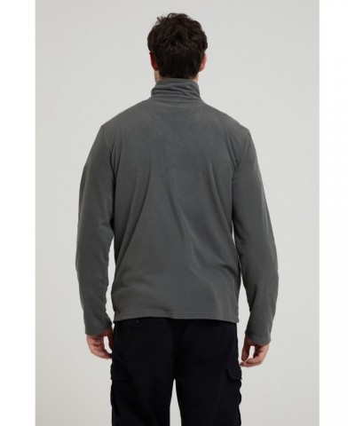 Camber II Mens Half-Zip Fleece Dark Grey $15.38 Fleece