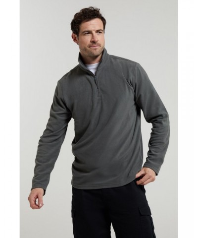 Camber II Mens Half-Zip Fleece Dark Grey $15.38 Fleece