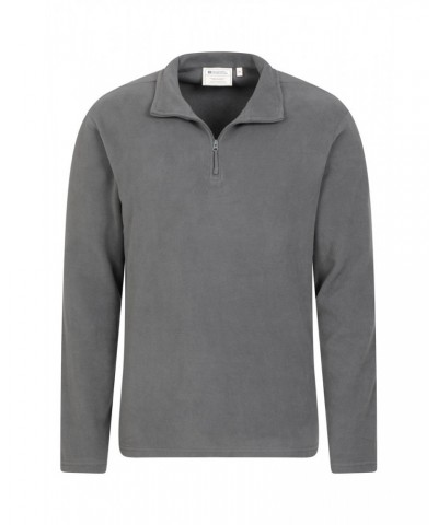 Camber II Mens Half-Zip Fleece Dark Grey $15.38 Fleece