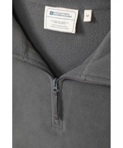 Camber II Mens Half-Zip Fleece Dark Grey $15.38 Fleece