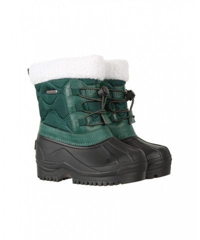 Arctic Toddler Adaptive Waterproof Snow Boots Dark Green $14.00 Footwear