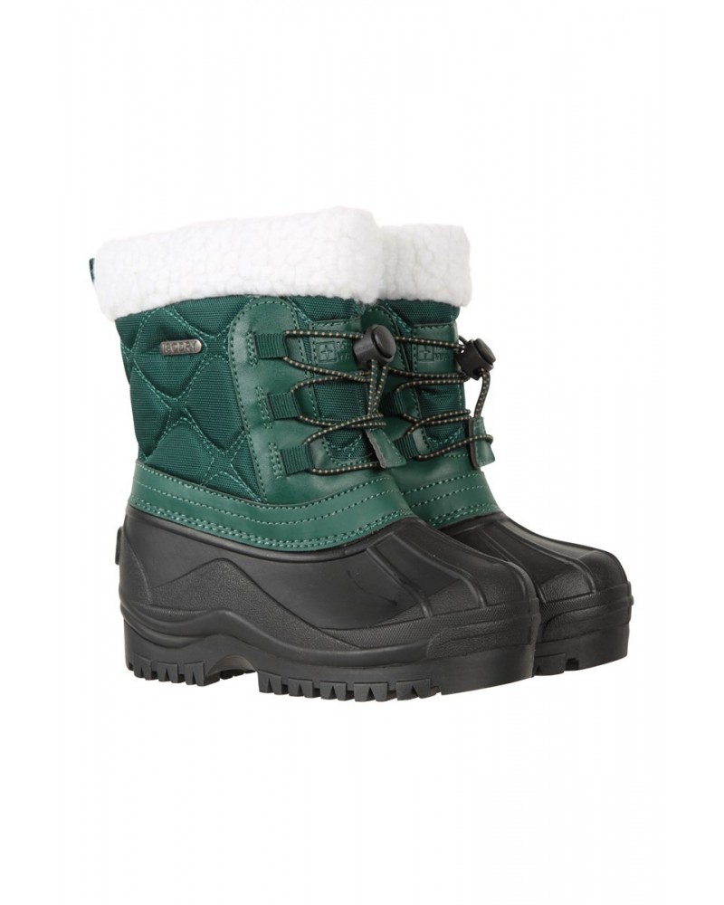 Arctic Toddler Adaptive Waterproof Snow Boots Dark Green $14.00 Footwear