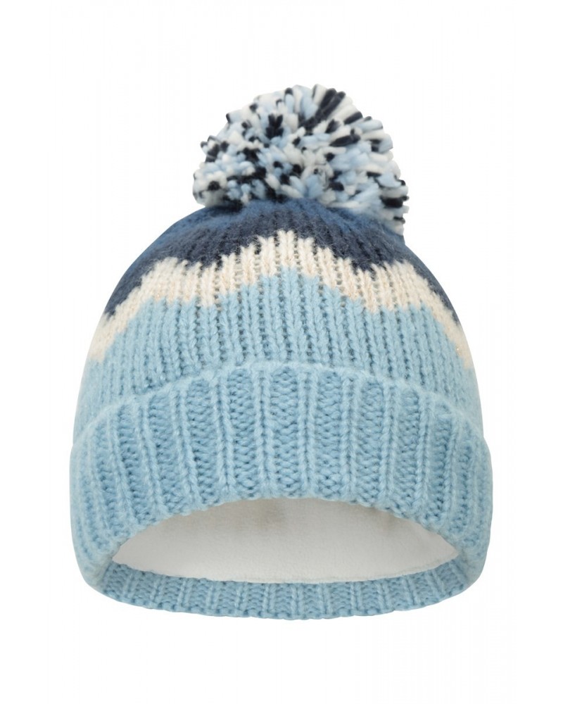 Fluff Bomb Kids Beanie Pale Blue $14.74 Accessories