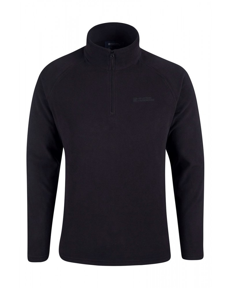 Snowdon Mens Micro Fleece Black $13.24 Fleece