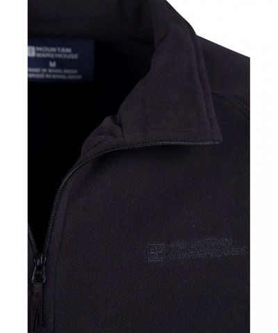 Snowdon Mens Micro Fleece Black $13.24 Fleece