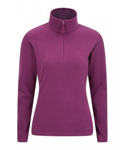 Camber Womens Half-Zip Fleece Purple $14.99 Fleece