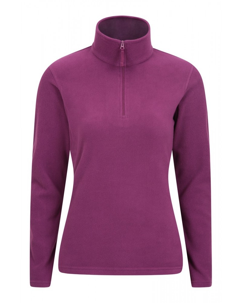 Camber Womens Half-Zip Fleece Purple $14.99 Fleece