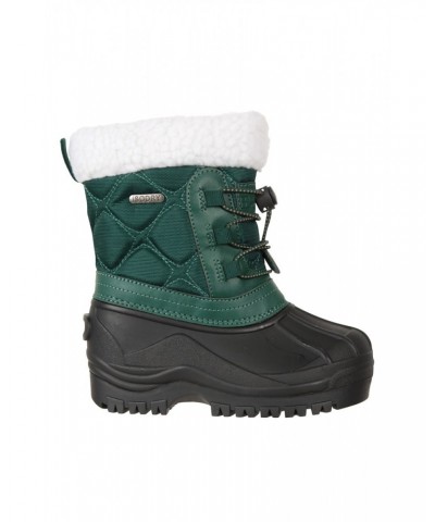 Arctic Toddler Adaptive Waterproof Snow Boots Dark Green $14.00 Footwear