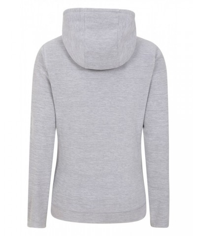 Snowdonia Womens Fleece Hoodie Light Grey $15.40 Fleece