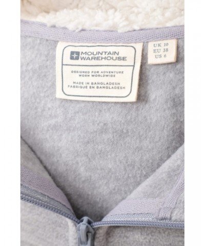 Snowdonia Womens Fleece Hoodie Light Grey $15.40 Fleece