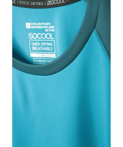 Endurance Isocool Mens Active T-Shirt Bright Blue $14.49 Active