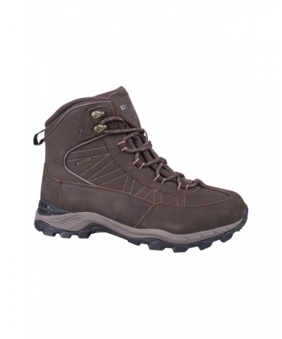 Boulder Mens Winter Trekker Boots Brown $49.49 Footwear