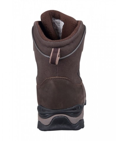 Boulder Mens Winter Trekker Boots Brown $49.49 Footwear