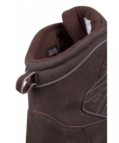 Boulder Mens Winter Trekker Boots Brown $49.49 Footwear