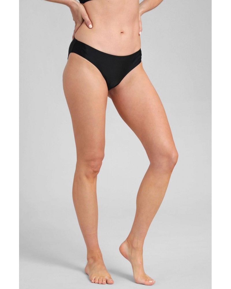 Sporty Womens Bikini Bottoms Black $11.99 Swimwear