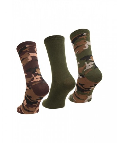 Camouflage Mens Recycled Socks Multipack Camouflage $13.99 Accessories